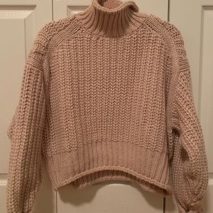 Pink H&M Turtleneck Sweater